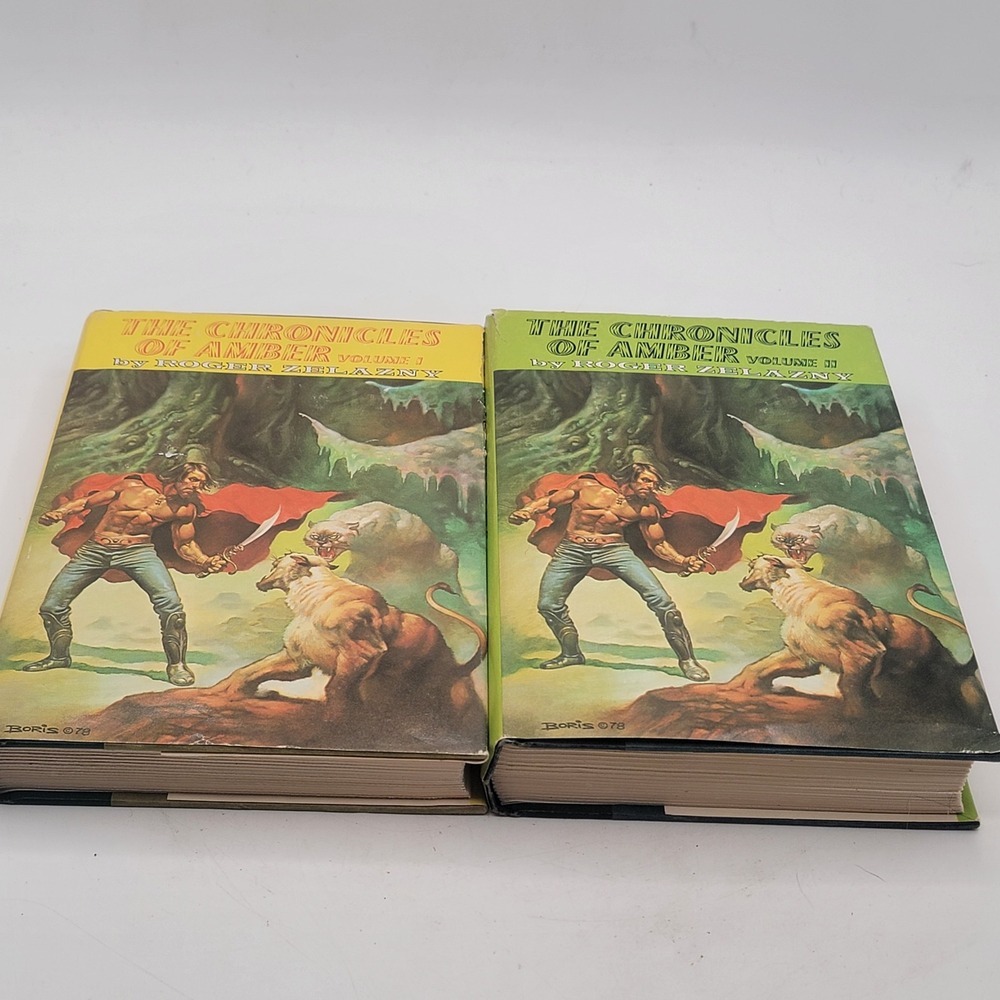 Roger Zelazny The Chronicles of Amber Hardcover BCE Boris Vallejo Art Good